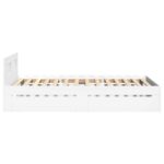 vidaXL Rám postele s čelom Biela 80 x 200 cm Kompozitné drevo – Obrázok 6