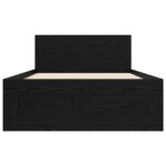 vidaXL Rám postele s čelom Čierny dub 80 x 200 cm Kompozitné drevo – Obrázok 4