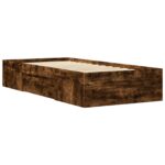 vidaXL Rám postele so skladom Dymový dub 80 x 200 cm Kompozitné drevo – Obrázok 3