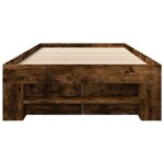 vidaXL Rám postele so skladom Dymový dub 80 x 200 cm Kompozitné drevo – Obrázok 5