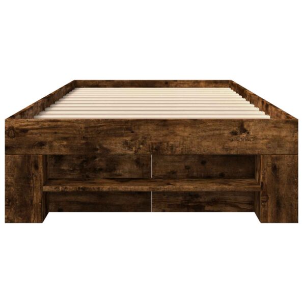 vidaXL Rám postele so skladom Dymový dub 80 x 200 cm Kompozitné drevo – Obrázok 5