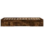 vidaXL Rám postele so skladom Dymový dub 80 x 200 cm Kompozitné drevo – Obrázok 6