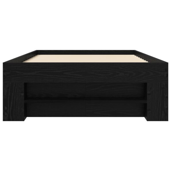 vidaXL Rám postele so skladom Čierny dub 80 x 200 cm Kompozitné drevo – Obrázok 5
