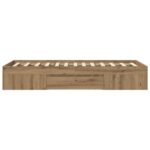 vidaXL Rám postele so skladom Dub artisan 80 x 200 cm Kompozitné drevo – Obrázok 6