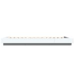 vidaXL Rám postele na podlahe Biela 80 x 210 cm Kompozitné drevo – Obrázok 5