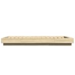 vidaXL Rám postele na podlahe Dub sonoma 80 x 210 cm Kompozitné drevo – Obrázok 5