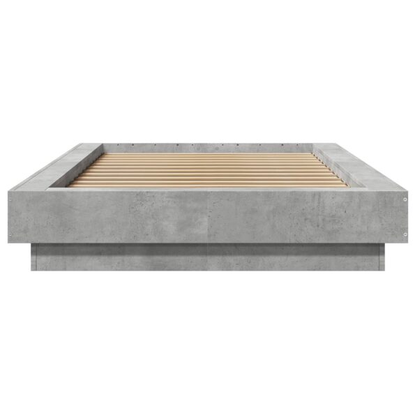 vidaXL Rám postele na podlahe Betónovo sivá 80 x 210 cm – Obrázok 4