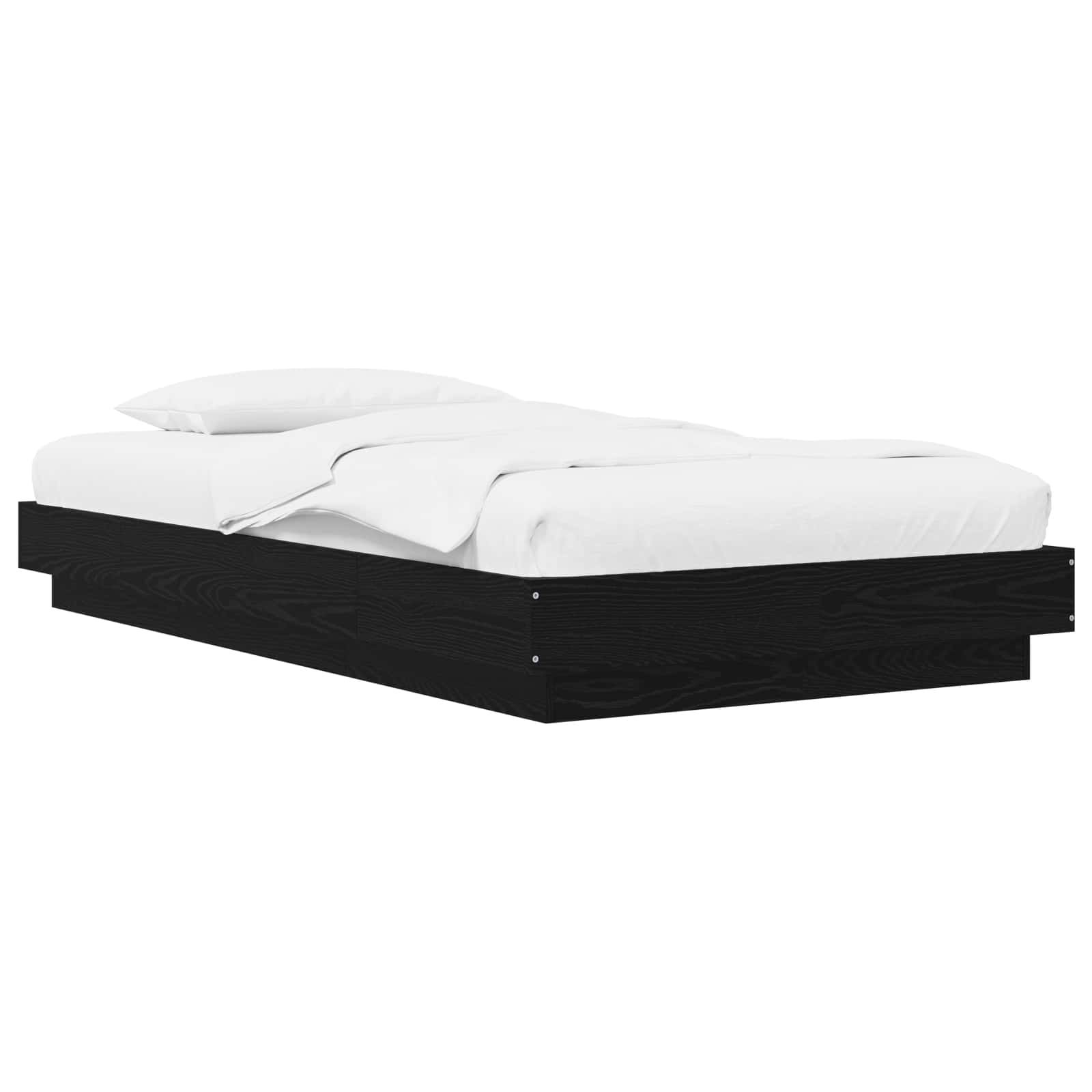3429705_1.jpg vidaXL Rám postele na podlahe Čierny dub 80 x 210 cm Kompozitné drevo – Obrázok 1