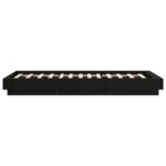 vidaXL Rám postele na podlahe Čierny dub 80 x 210 cm Kompozitné drevo – Obrázok 4