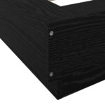vidaXL Rám postele na podlahe Čierny dub 80 x 210 cm Kompozitné drevo – Obrázok 5