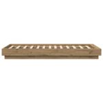 vidaXL Rám postele na podlahe Dub artisan 80 x 210 cm Kompozitné drevo – Obrázok 5