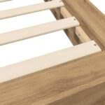 vidaXL Rám postele na podlahe Dub artisan 80 x 210 cm Kompozitné drevo – Obrázok 7