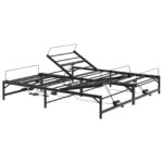 vidaXL Elektrický nastaviteľný rám postele Čierna 183 x 213 cm Oceľ – Obrázok 2