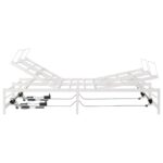 vidaXL Elektrický nastaviteľný rám postele Biela 120 x 190 cm Oceľ – Obrázok 7