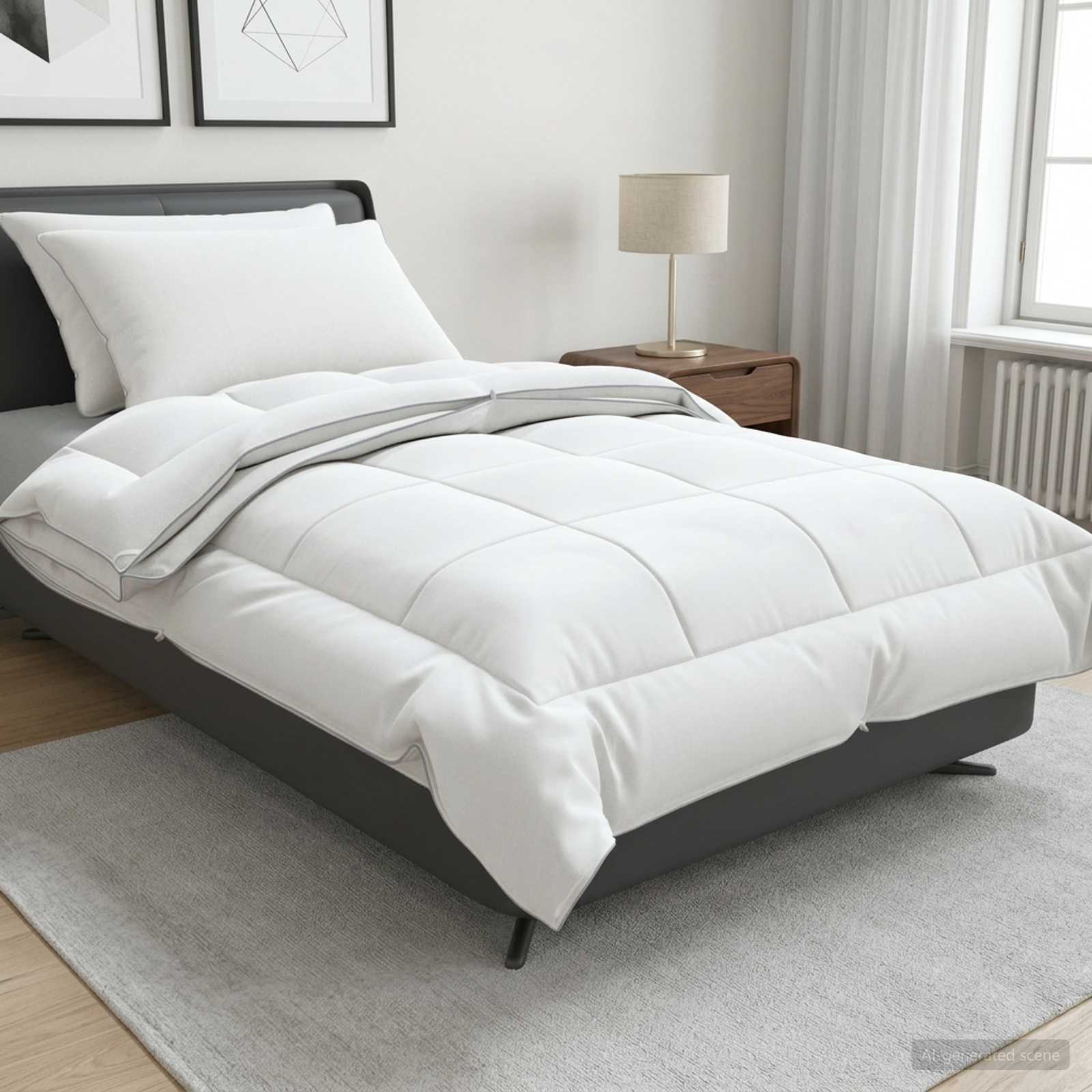 3441545_1.jpg vidaXL Súprava paplóna a vankúša 3 ks 135x220 cm 4 ročné obdobia Vlnka – Obrázok 1