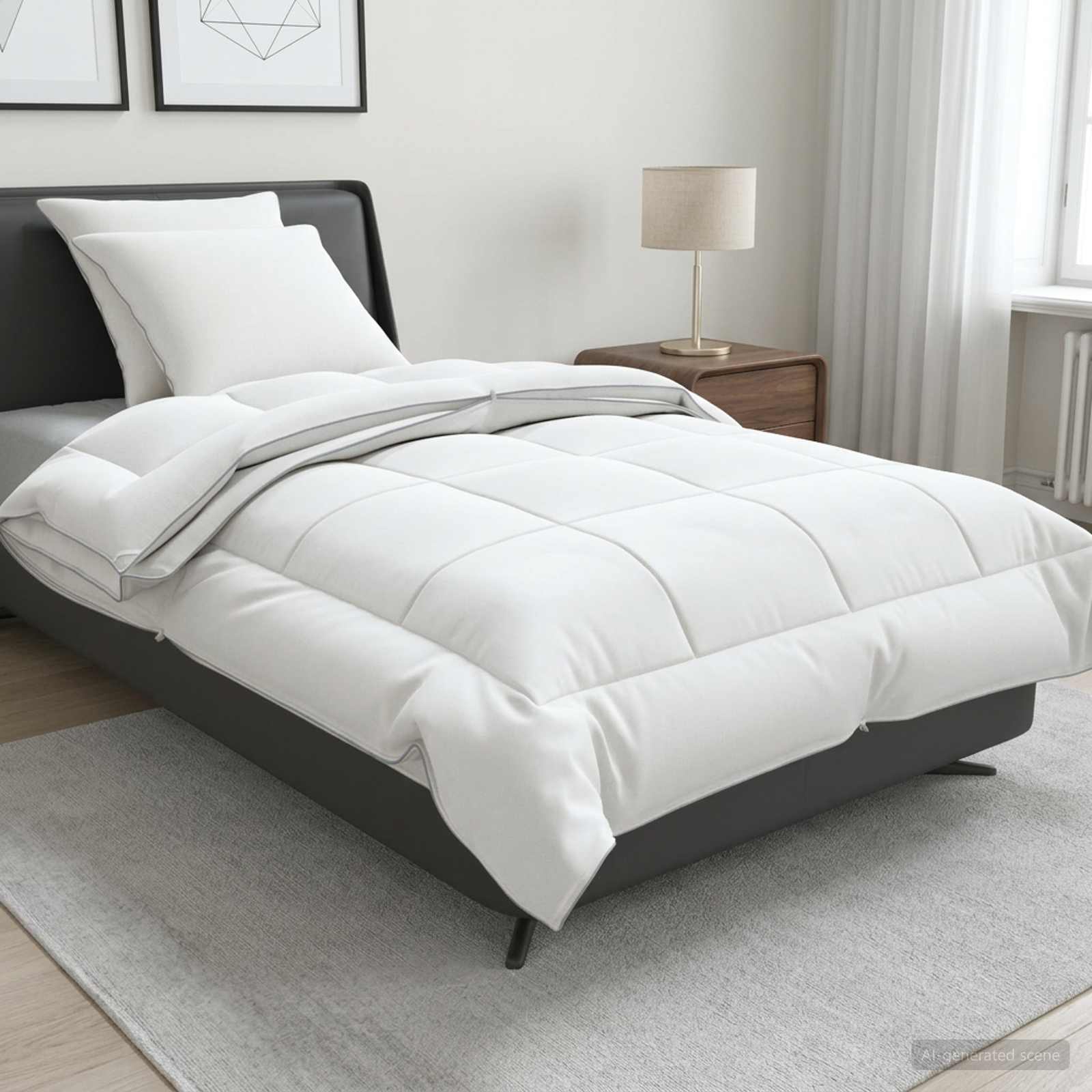 3441581_1.jpg vidaXL Súprava paplóna a vankúša 3 ks 155x220 cm 4 ročné obdobia Vlnka – Obrázok 1