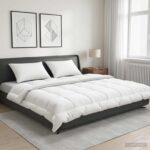 vidaXL Súprava paplóna a vankúša 3 ks 200x200 cm Leto 200 GSM Vlnka