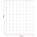 vidaXL Súprava paplóna a vankúša 3 ks 220x260 cm Leto 200 GSM Vlnka – Obrázok 11