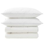 vidaXL Súprava paplóna a vankúša 3 ks 220x240 cm Zima 450 GSM Vlnka – Obrázok 6
