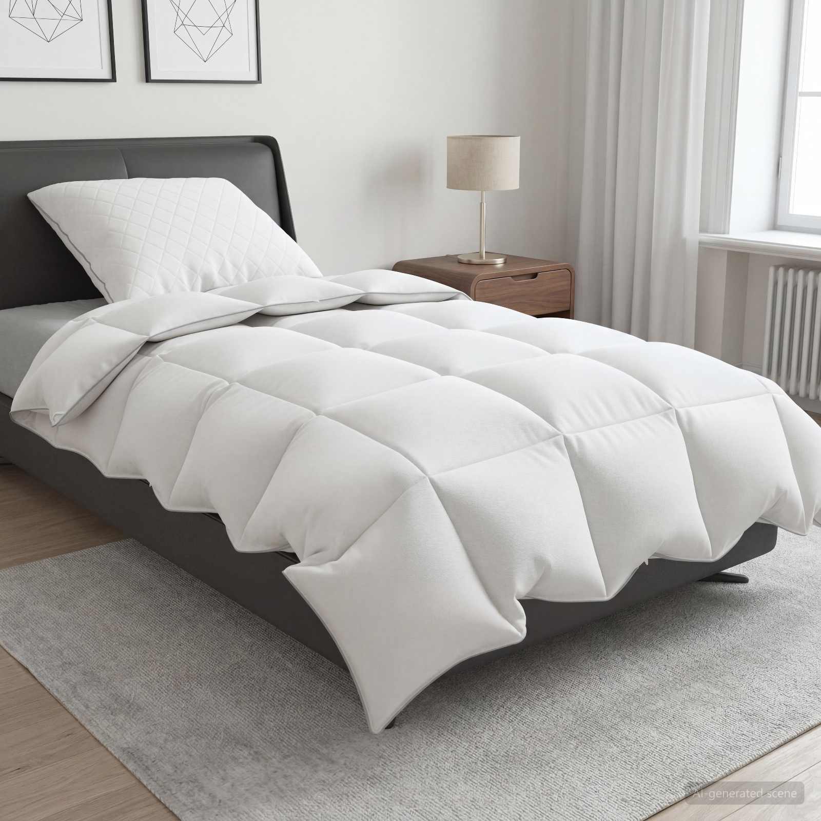 3442221_1.jpg vidaXL Súprava paplónu z 90% husacieho peria FULDA 2 ks 150 x 200 cm – Obrázok 1