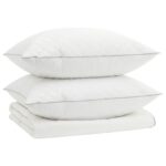 vidaXL Súprava paplónu z 90% husacieho peria FULDA 3 ks 155 x 220 cm – Obrázok 2