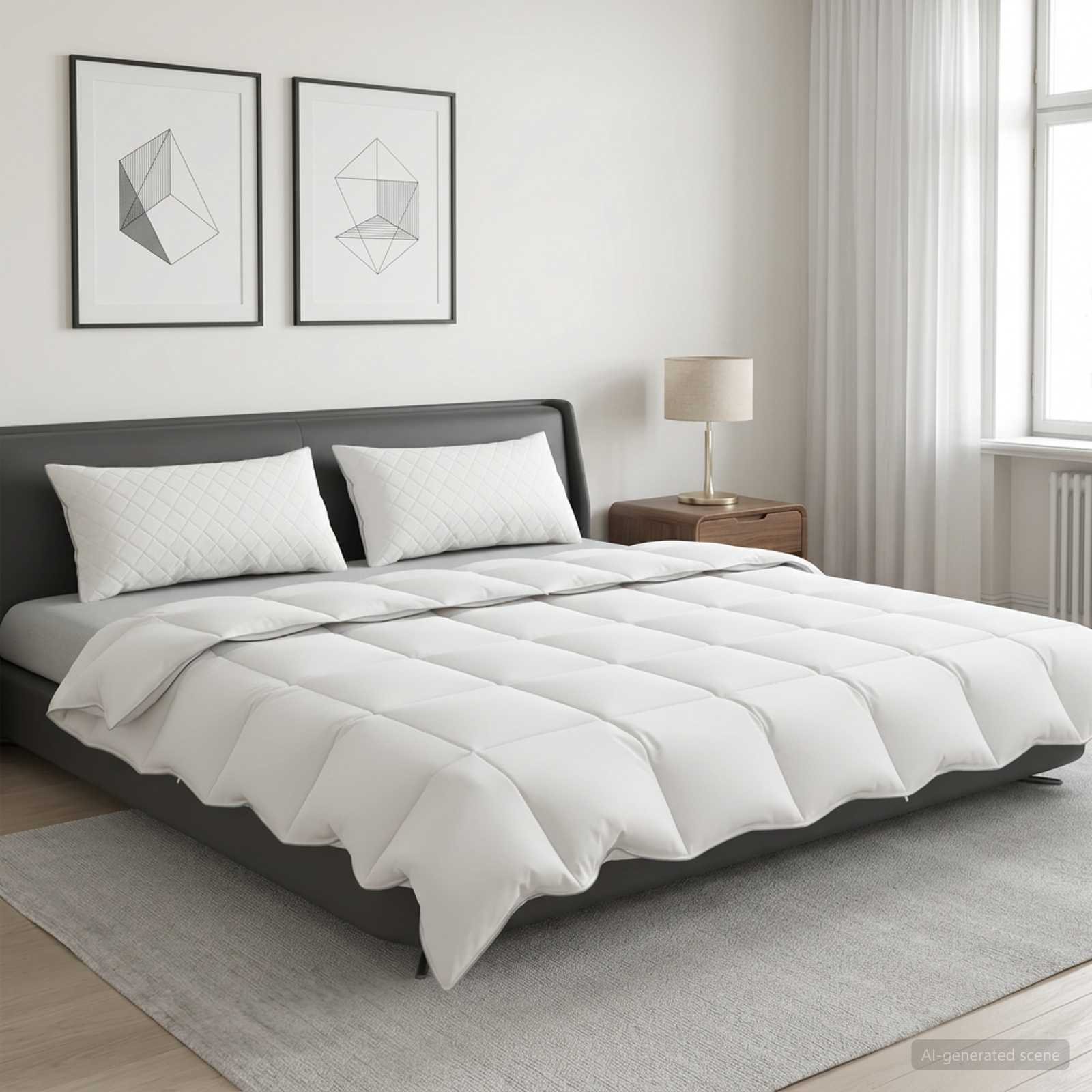 3442352_1.jpg vidaXL Súprava paplónu z 90% husacieho peria FULDA 3 ks 200 x 220 cm – Obrázok 1