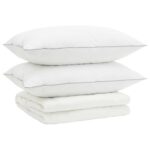 vidaXL Súprava paplónu z 90% husacieho peria FULDA 3 ks 240 x 260 cm – Obrázok 2