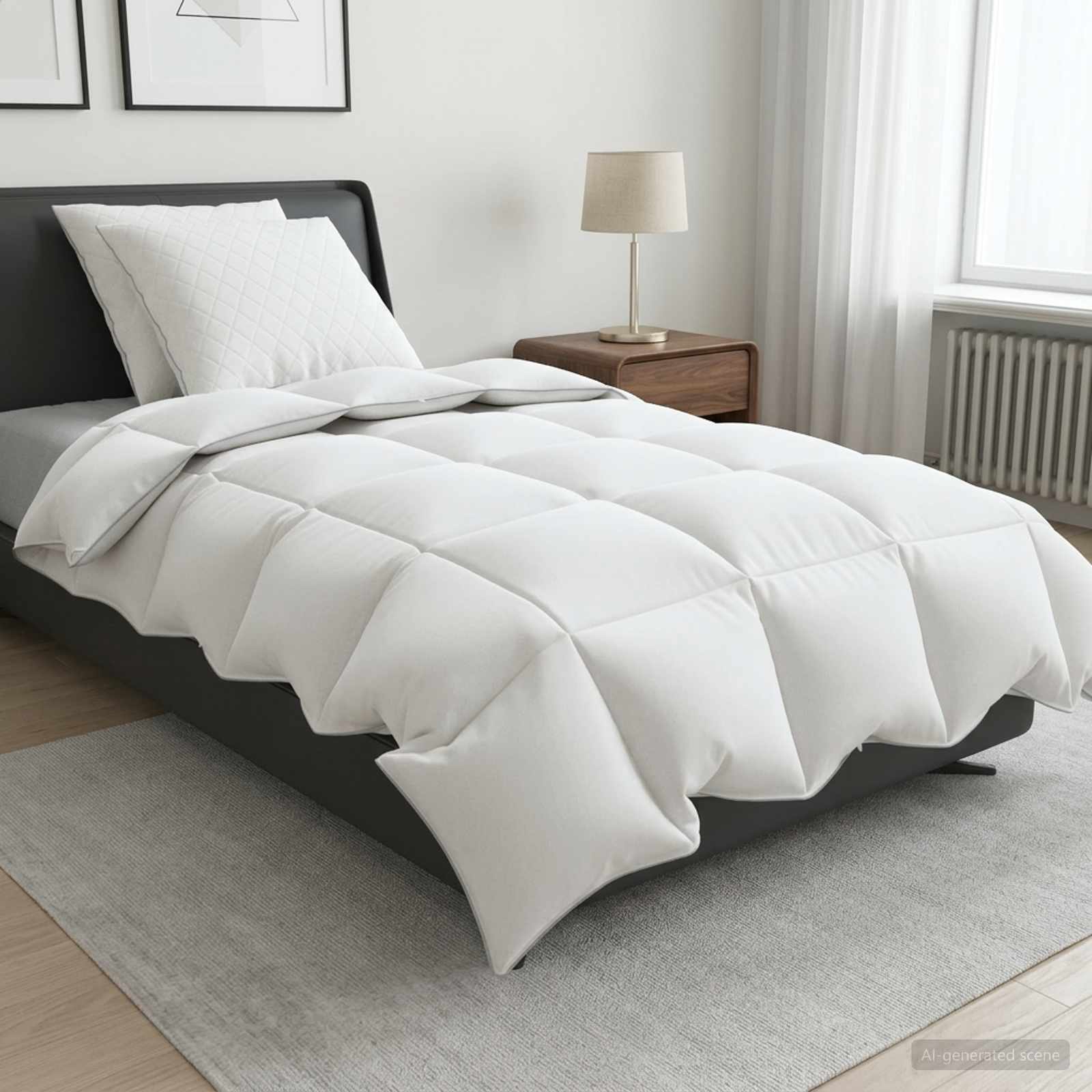 3442432_1.jpg vidaXL Súprava paplónu z 90% husacieho peria FULDA 3 ks 135 x 220 cm – Obrázok 1