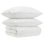 vidaXL Súprava paplónu z 90% husacieho peria FULDA 3 ks 155 x 220 cm – Obrázok 2