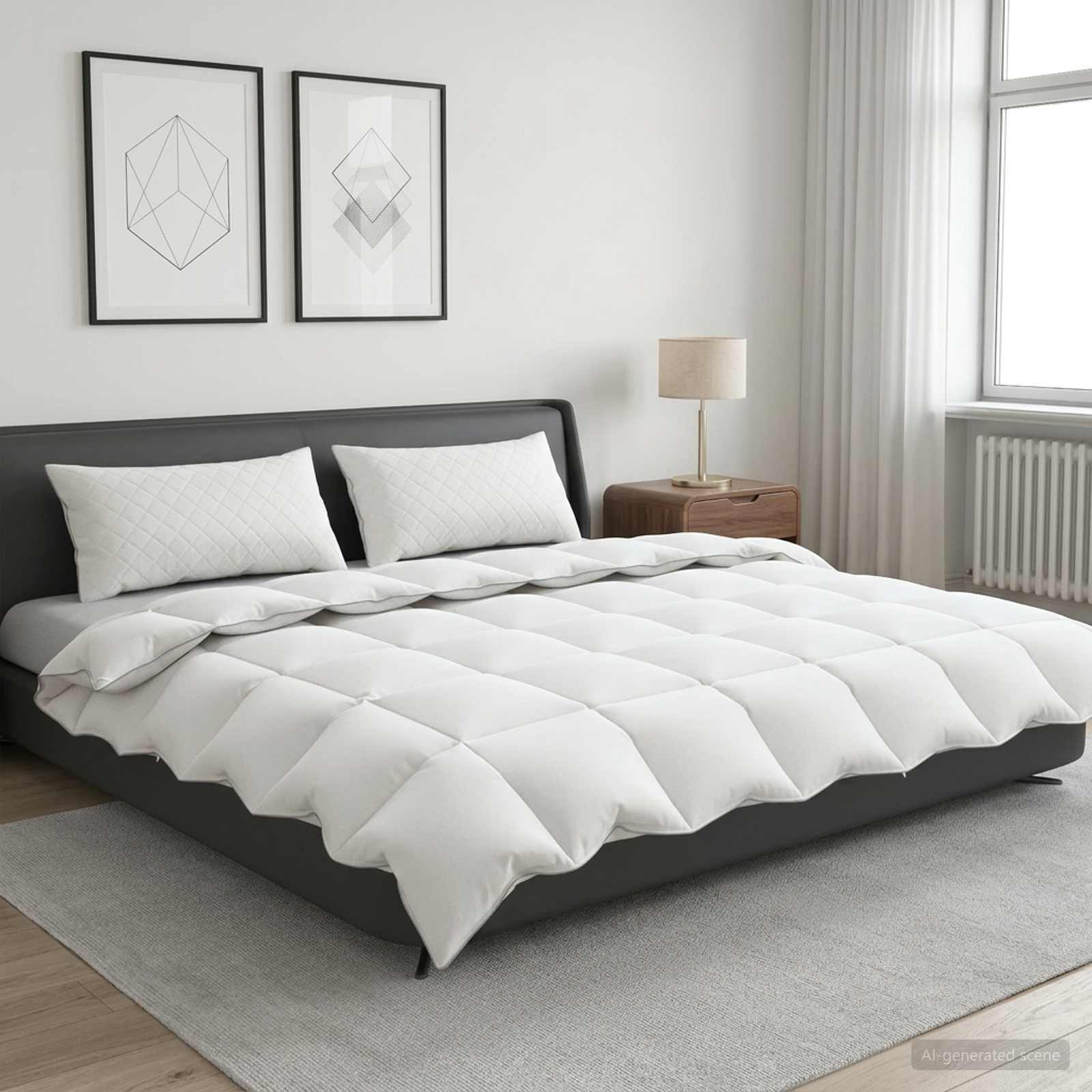 3442500_1.jpg vidaXL Súprava paplónu z 90% husacieho peria FULDA 3 ks 220 x 260 cm – Obrázok 1