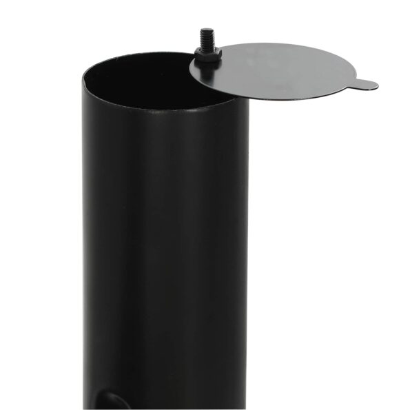 vidaXL Vonkajší gril 103 x 60 x 113 cm Oceľ Čierna – Obrázok 6