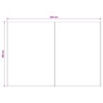 vidaXL Náhradná látka na markízu Oranžová a Čierna 300 x 200 cm – Obrázok 5