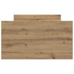 vidaXL Rám postele Dub artisan 100 x 200 cm Kompozitné drevo – Obrázok 3