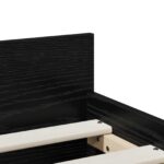 vidaXL Rám postele Čierny dub 90 x 200 cm Kompozitné drevo – Obrázok 6