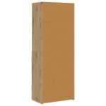 vidaXL Highboard Dub artisan 70 x 42,5 x 185 cm Kompozitné drevo – Obrázok 3
