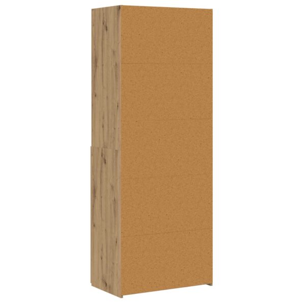 vidaXL Highboard Dub artisan 70 x 42,5 x 185 cm Kompozitné drevo – Obrázok 3