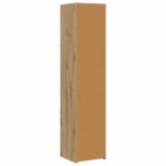 vidaXL Servírovacia skriňa Dub artisan 40 x 41 x 185 cm – Obrázok 4