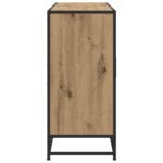 vidaXL Servírovacia skriňa Dub artisan 134 x 35 x 76 cm – Obrázok 5