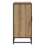 vidaXL Servírovacia skriňa Dub artisan 92 x 35 x 76 cm – Obrázok 5