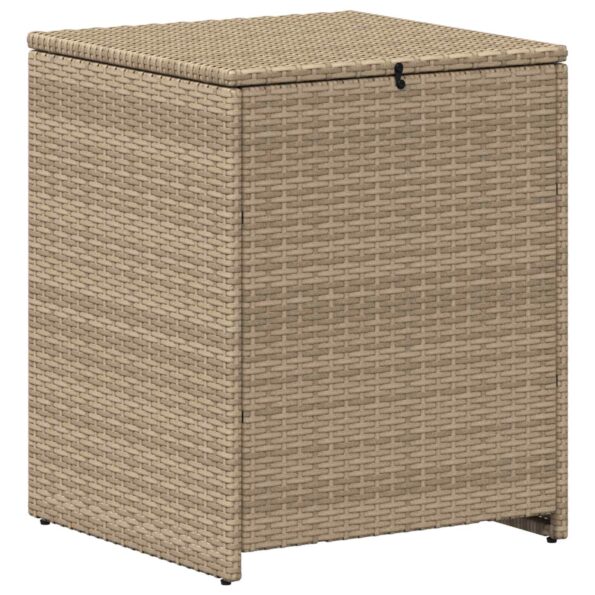 vidaXL Sada pohoviek 7 pcs Beige a svetlo šedá Poly ratan a oceľ – Obrázok 4