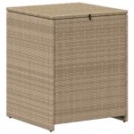 vidaXL Sada pohoviek 7 pcs Beige a svetlo šedá Poly ratan a oceľ – Obrázok 4