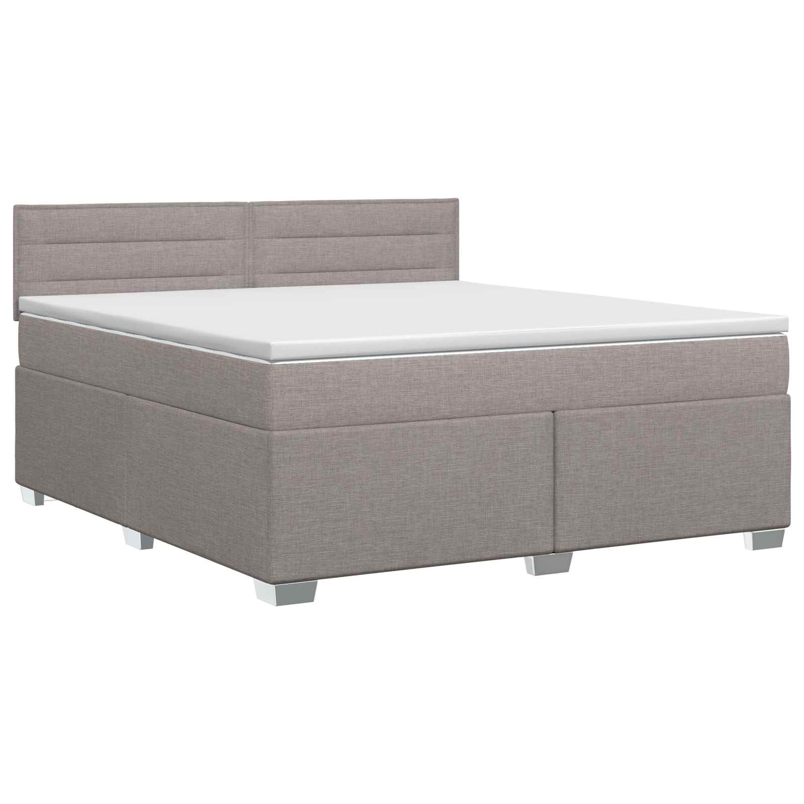 3450492_1.jpg vidaXL Posteľ boxspring s matracom Sivohnedá 140 x 200 cm Látka – Obrázok 1