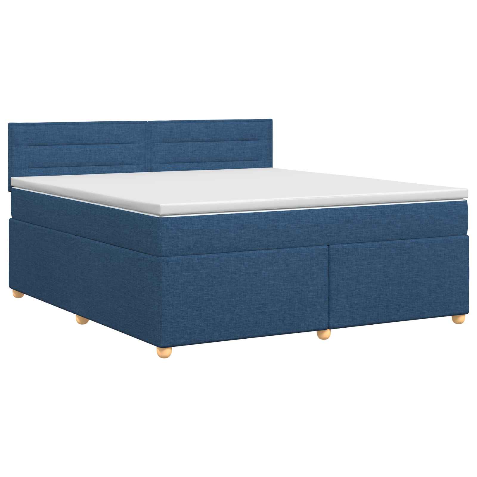 3451013_1.jpg vidaXL Posteľ boxspring s matracom Modrá 180 x 200 cm Látka – Obrázok 1