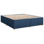 vidaXL Posteľ boxspring s matracom Modrá 180 x 200 cm Látka – Obrázok 4