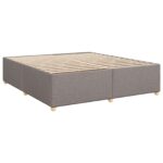 vidaXL Posteľ boxspring s matracom Sivohnedá 180 x 200 cm Látka – Obrázok 4