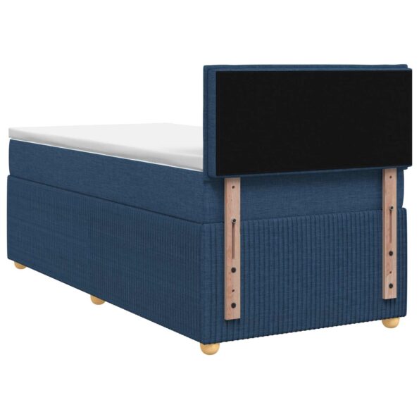 vidaXL Posteľ boxspring s matracom Modrá 100 x 200 cm Látka – Obrázok 7