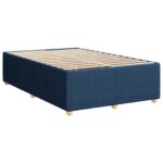 vidaXL Posteľ boxspring s matracom Modrá 120 x 190 cm Látka – Obrázok 4