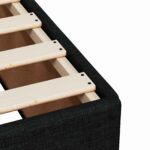 vidaXL Posteľ s boxspringom a matracom a LED Čierna 120 x 200 cm Látka – Obrázok 9