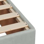 vidaXL Posteľ s boxspringom a matracom a LED Svetlosivá 120 x 200 cm – Obrázok 9
