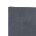 vidaXL Posteľ s boxspringom a matracom a LED Tmavosivá 200 x 200 cm – Obrázok 8